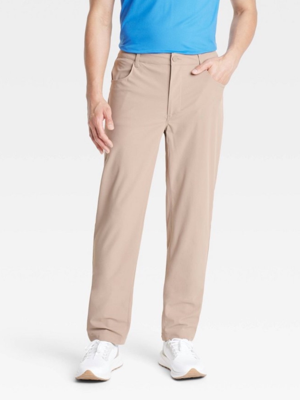 all in motion Straight-Leg Chino Pants in Light Beige